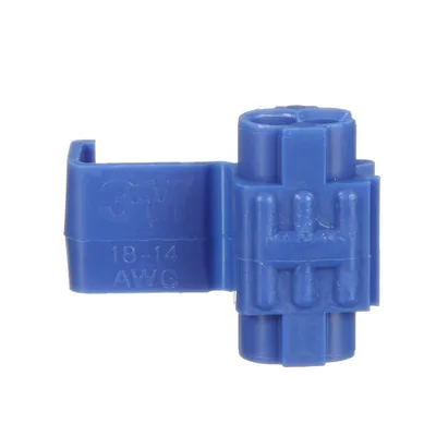 3M™ Scotchlok™ Electrical IDC 560B-BULK, Blue, 18–16 AWG (solid/stranded), 14 AWG (stranded)