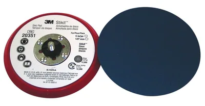 3M™ Stikit™ Low Profile Disc Pad 20351, 5 in x 3/8 in x 5/16-24 External