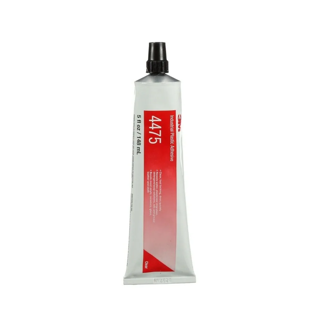 Adhesivo Plástico Industrial 3M™ 4475, Transparente, Tubo de 5 oz