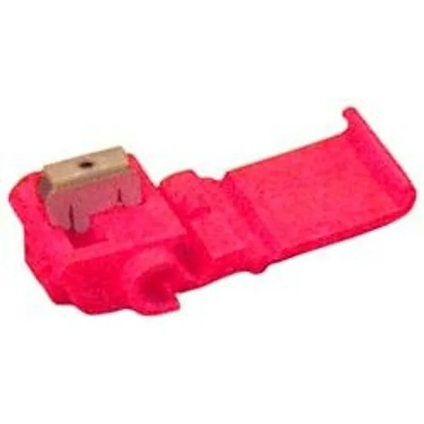 3M™ Scotchlok™ Conector IDC Eléctrico 557-POUCH, Coleta, Autoabridora, Rojo, 22-16 AWG