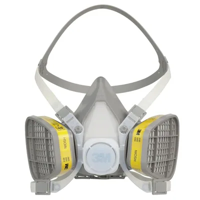 3M™ Ensamble Respirador Desechable de Media Careta 5203, Vapor Orgánico/Gas Ácido, Mediano