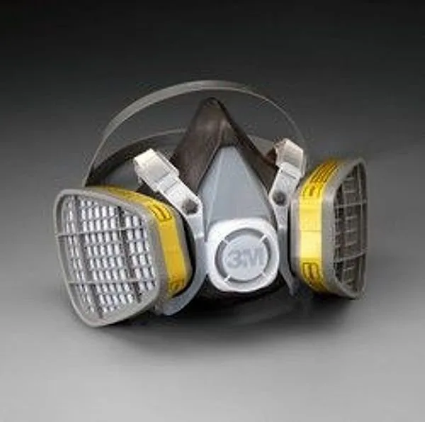 3M™ Ensamble Respirador Desechable de Media Careta 5303, Vapor Orgánico/Gas Ácido, Grande