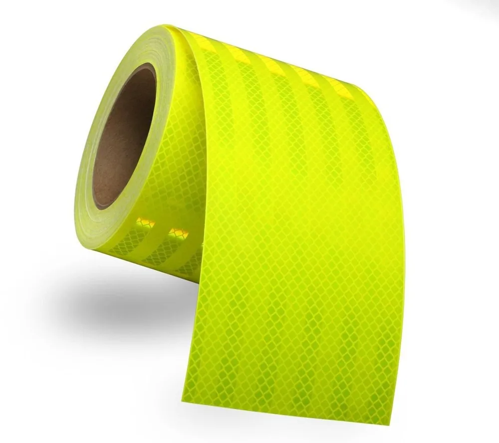 Marcas para Vehículos de Emergencia Diamond Grade™ 3M™ 983-23, Amarillo-Verde Fluorescente, 6 in x 50 yd