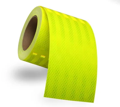 Marcas para Vehículos de Emergencia Diamond Grade™ 3M™ 983-23, Amarillo-Verde Fluorescente, 6 in x 50 yd