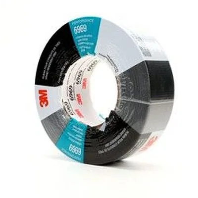 Cinta Ducto Extra Pesada 3M™ 6969, Negro, 48 mm x 54.8 m, 10.7 mil