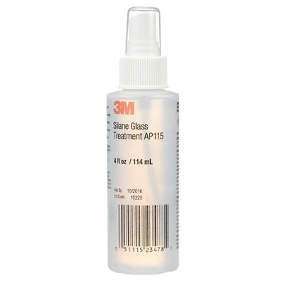 3M™ Tratamiento de Vidrio con Silano AP115, Transparente, Botella de 4 oz