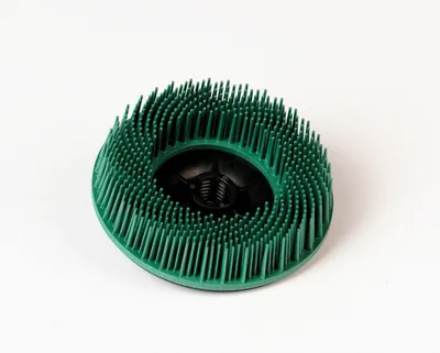 Scotch-Brite™ Bristle Disc, BD-ZB, 50, Green, 4-1/2 in x 5/8 in-11 Internal