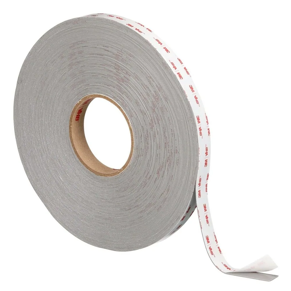 Cinta VHB™ 3M™ 4936, Gris, 3/4 in x 72 yd, 25 mil