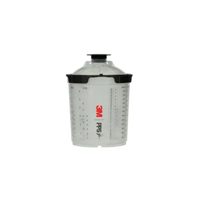 Kit de Sistema de Taza de Pulverización 3M™ PPS™ Serie 2.0 26000, Estándar (22 fl oz, 650 mL), Filtro 200 Micrón