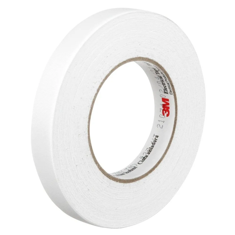 3M™ Cinta Eléctrica de Tela de Vidrio 27, 3/4 in x 36 yd, Empacada, Núcleo de 1 in