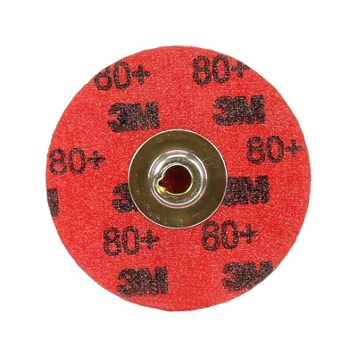 3M™ Cubitron™ II Roloc™ Durable Edge Disc 984F, 80+, YF-weight, TSM, Maroon, 2 in, Die RS200PM