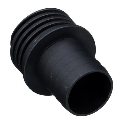 3M™ Vacuum Hose Fitting Adapter 28304, 1 in External Hose Thread x 1 in Friction Fitting Barb