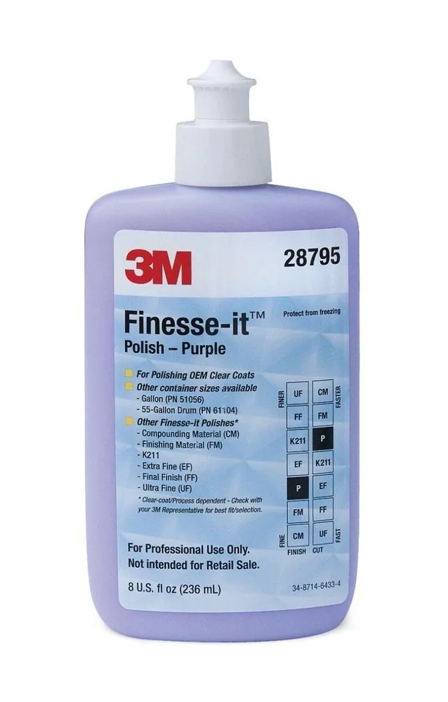Pulidor Serie Estándar Finesse-it™ 3M™ 28795, Morado (120), 8 oz