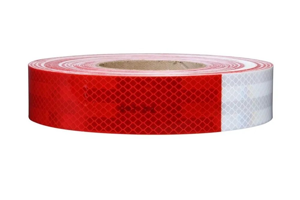 Marcas de Conspicuidad Diamond Grade™ 3M™ 983-32NL, Rojo/Blanco, 1 in x 50 yd