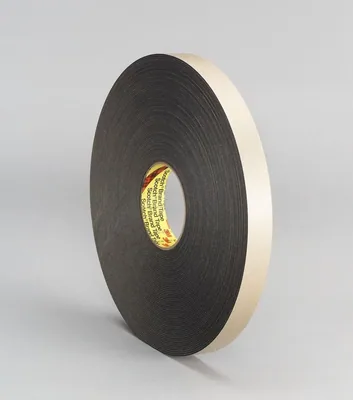 3M™ Double Coated Polyethylene Foam Tape 4496B, Black, 1 in x 36 yd, 62 mil