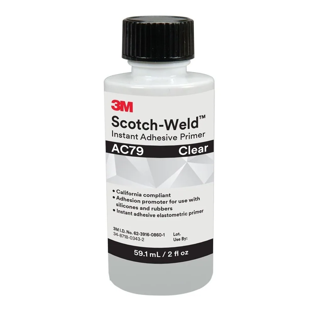 Promotor Adhesivo de Cianoacrilato 3M™ Scotch-Weld™ AC79, Transparente, 2 fl oz