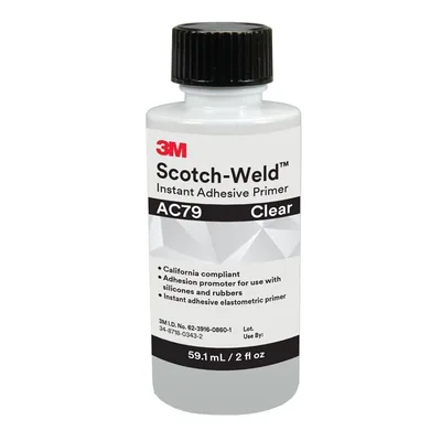 Promotor Adhesivo de Cianoacrilato 3M™ Scotch-Weld™ AC79, Transparente, 2 fl oz