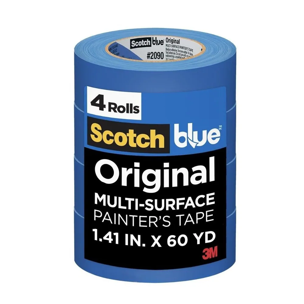 Cinta de Enmascarar ScotchBlue™ Original 2090-36EP4, 1.41 in x 60 yd
