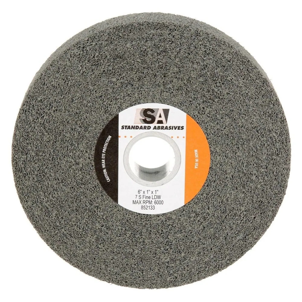 Disco LDW Standard Abrasives™ 852133, 6 in x 1 in x 1 in 7S FIN
