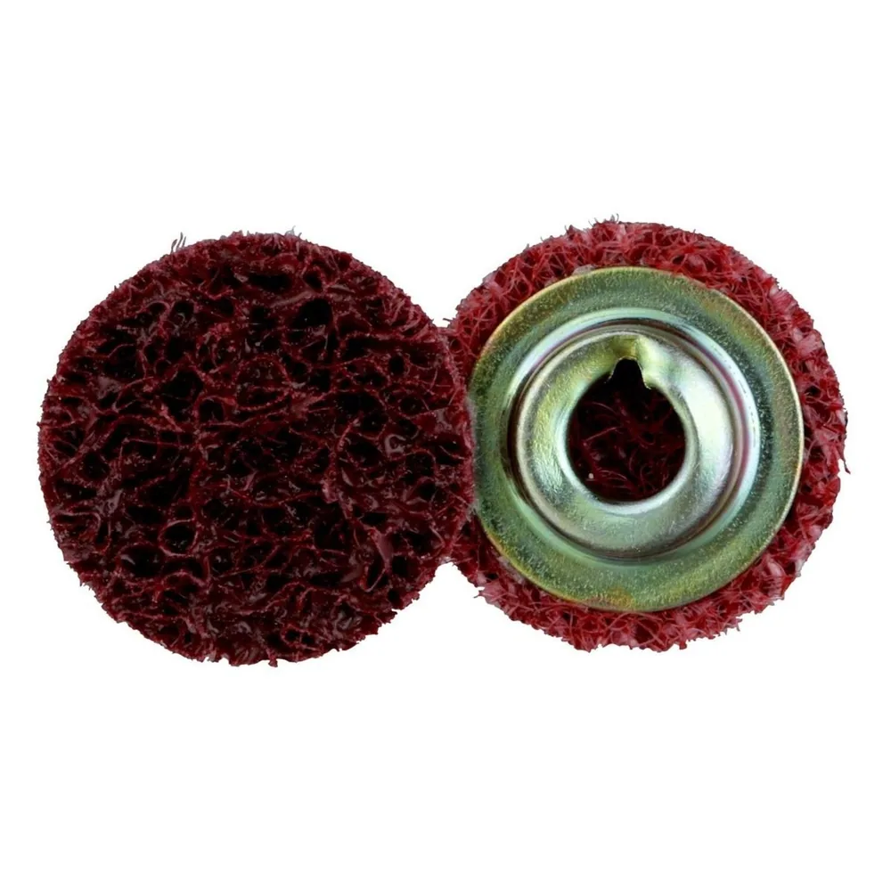 Disco de Acondicionamiento de Superficie GP de Cambio Rápido Standard Abrasives™ 840038, A/O MED, TSM, Granate, 3/4 in, QS75KM