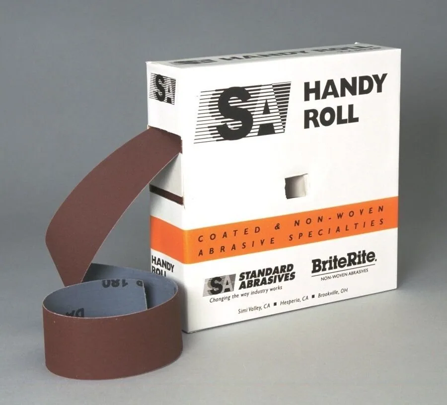 Rollo Manual de Óxido de Aluminio Standard Abrasives™, 713161, P180 J-weight, 1-1/2 in x 50 yd