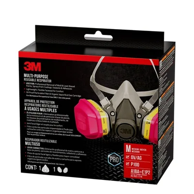Respirador Desmontable Multipropósito Profesional 3M™ 62023DHA1-C