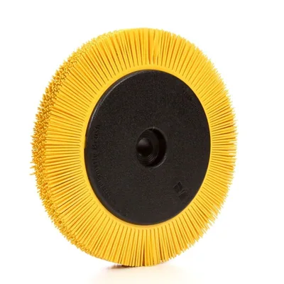Scotch-Brite™ Radial Bristle Brush, 8 in x 1 in x 1-1/4 in 80 with Flange