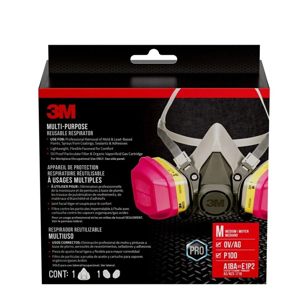 Respirador Multiuso de Desempeño 3M™ 62023P1-DC