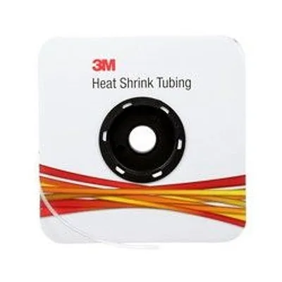 3M™ Tubo Termocontráctil Pared Delgada FP-301-1/8-Transparente-100' : 100 ft de largo por carrete, 3 carretes