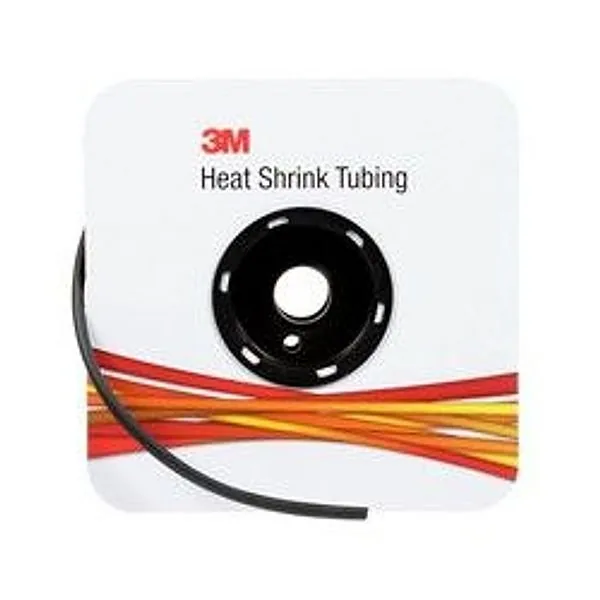 3M™ Tubo Termocontráctil Pared Delgada FP-301-1/4-Negro-100': Carrete de 100 ft de largo