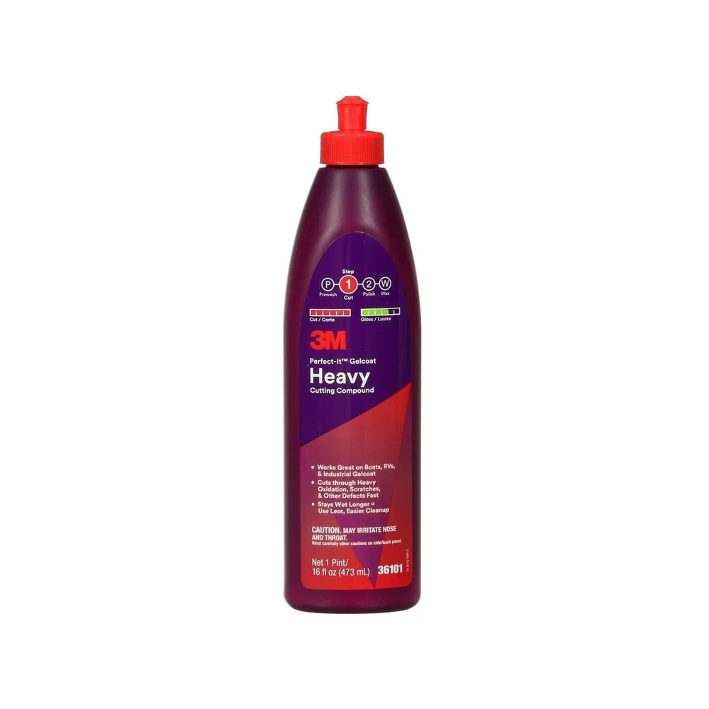Compuesto de Corte Pesado 3M™ Perfect-It™ Gelcoat, 36101, 1 pinta (473 mL)