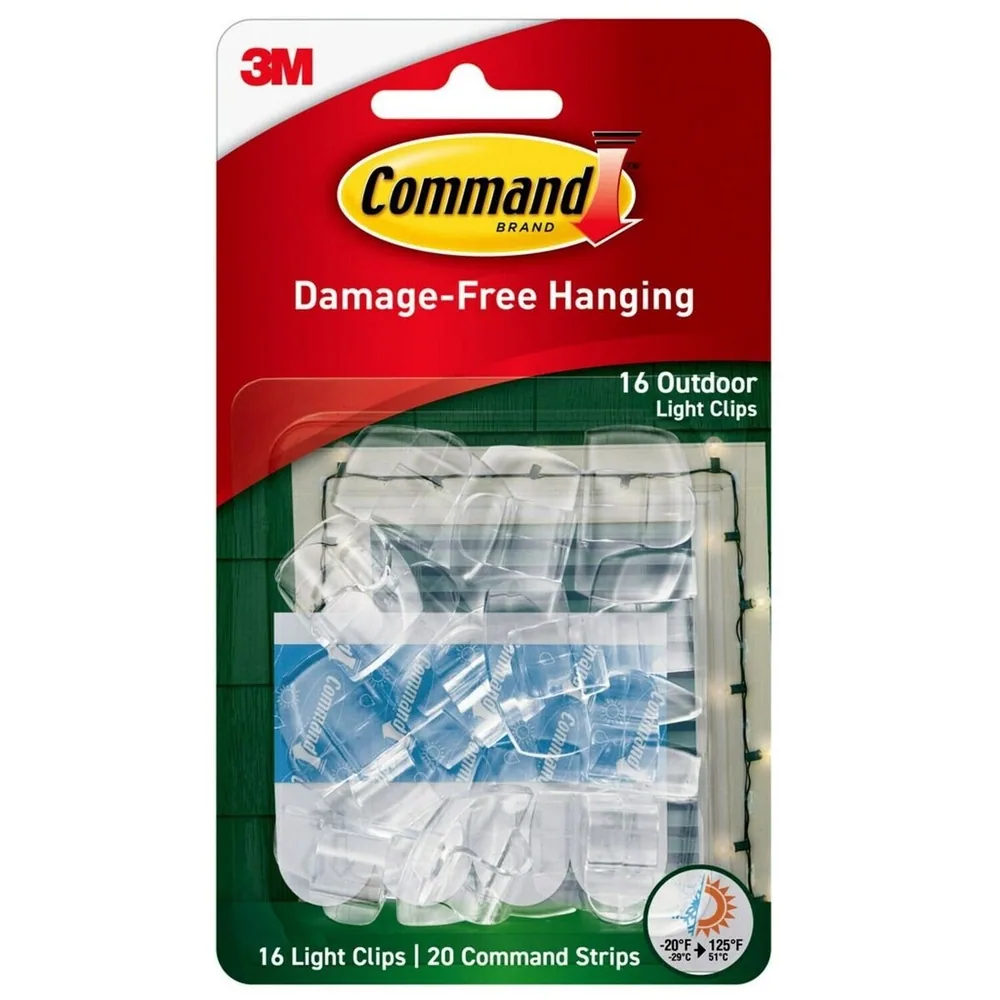 Clips de Luz Exterior Command™ 17017CLR-AWES