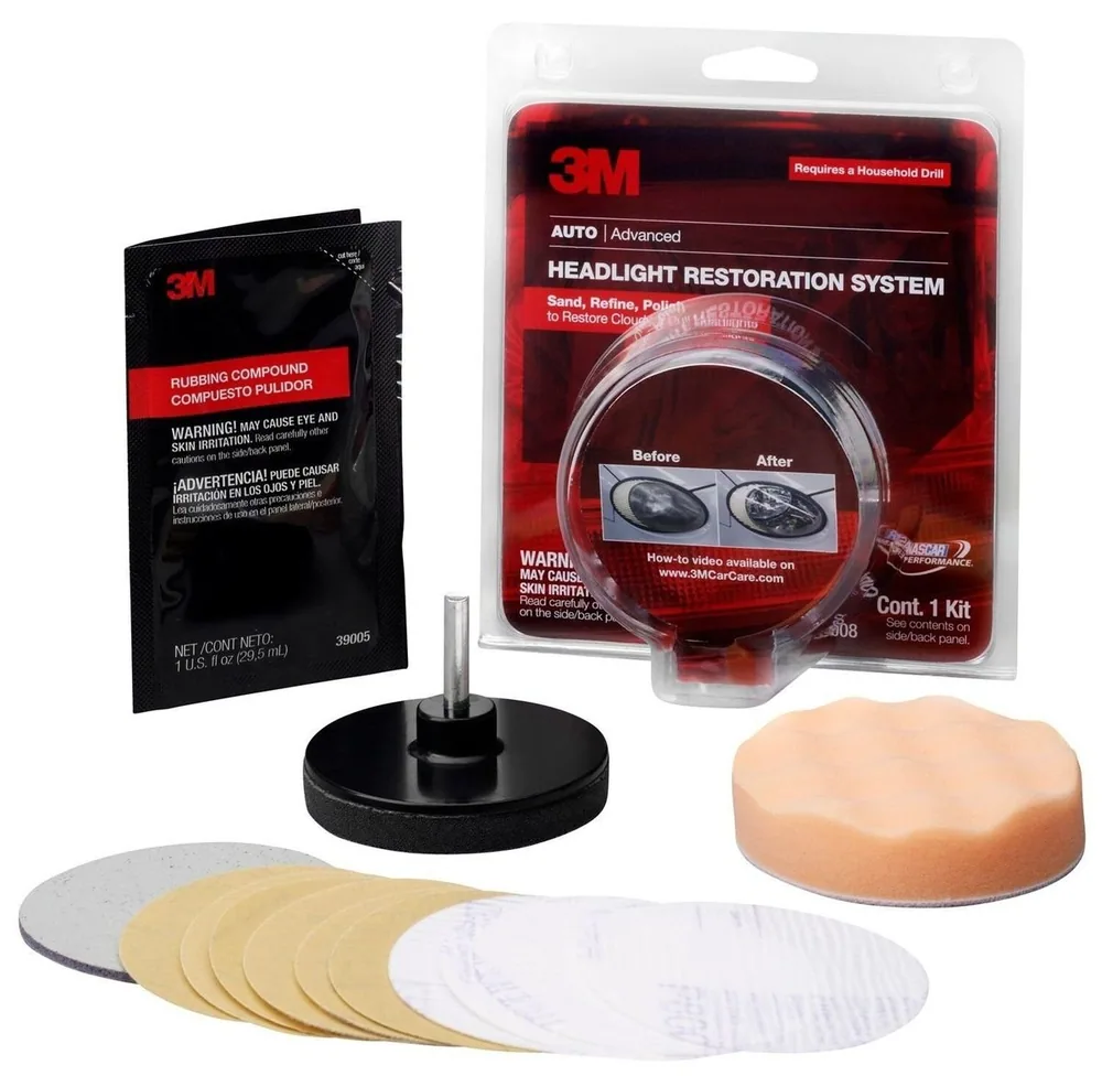 3M™ Sistema de Restauración de Lentes de Faros, 39008