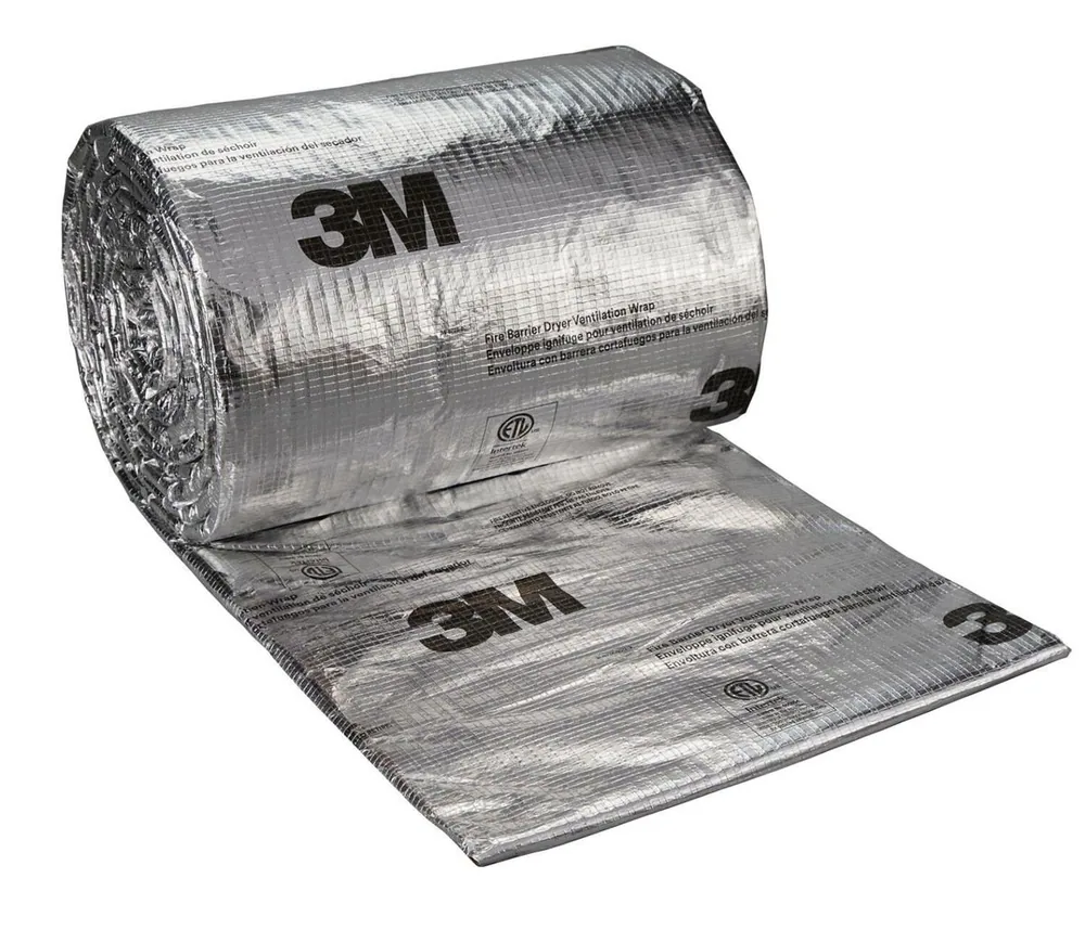 Funda para Ventilación de Secadora 3M™ Fire Barrier DVW16, 16 in x 25 ft x 0.5 in