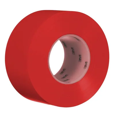 Cinta de Marcaje de Piso Durable 3M™ 971, Roja, 3 in x 36 yd, 17 mil, Empaquetada Conveniente e Individualmente Envuelta
