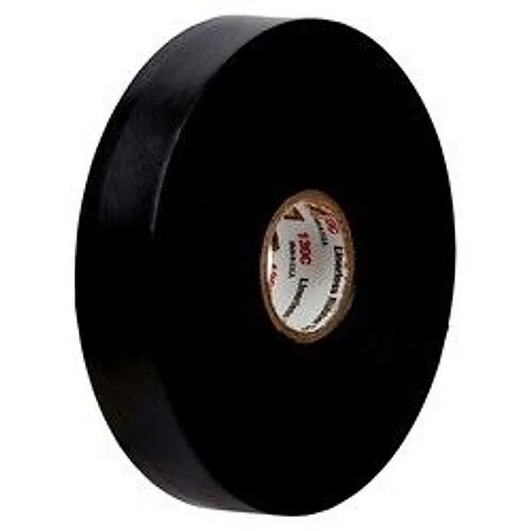 Cinta de Hule para Empalmes Scotch® sin Forro 130C, 1 in x 15 ft, NEGRO