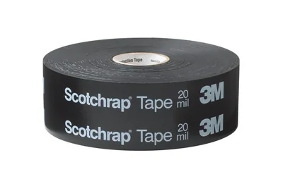 3M™ Scotchrap™ Vinyl Corrosion Protection Tape 51, 4 in x 100 ft, Printed, Black
