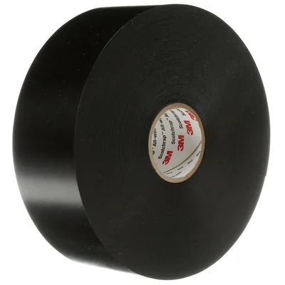 3M™ Scotchrap™ Vinyl Corrosion Protection Tape 51, 2 in x 100 ft, Unprinted, Black
