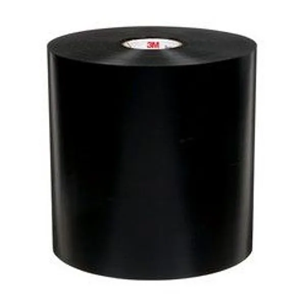 3M™ Scotchrap™ Cinta de Protección Contra la Corrosión de Vinil 51, 6 in x 100 ft, Sin Impresión, Negro