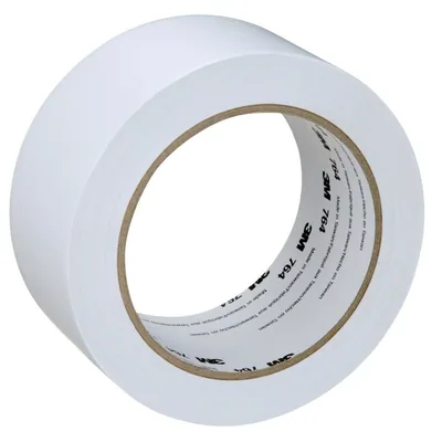 3M™ Cinta de Vinil Uso General 764, Blanco, 2 in x 36 yd, 5 mil