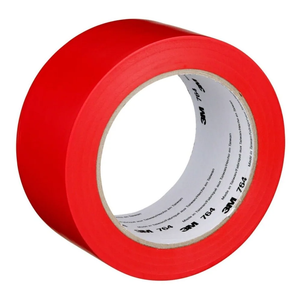 3M™ Cinta de Vinil Uso General 764, Rojo, 2 in x 36 yd, 5 mil