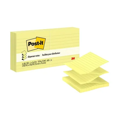 Post-it® Dispenser Pop-up Notes R335, 3 in x 3 in, 100% PEFC, SGSCH-PEFC-COC-110078