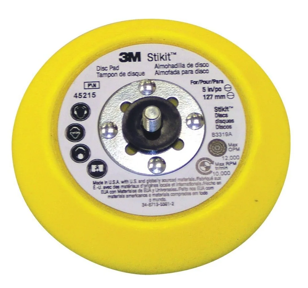 Almohadilla de Disco 3M™ Stikit™ 45215, 5 pulgadas x 3/4 pulgadas x 5/16-24 externo