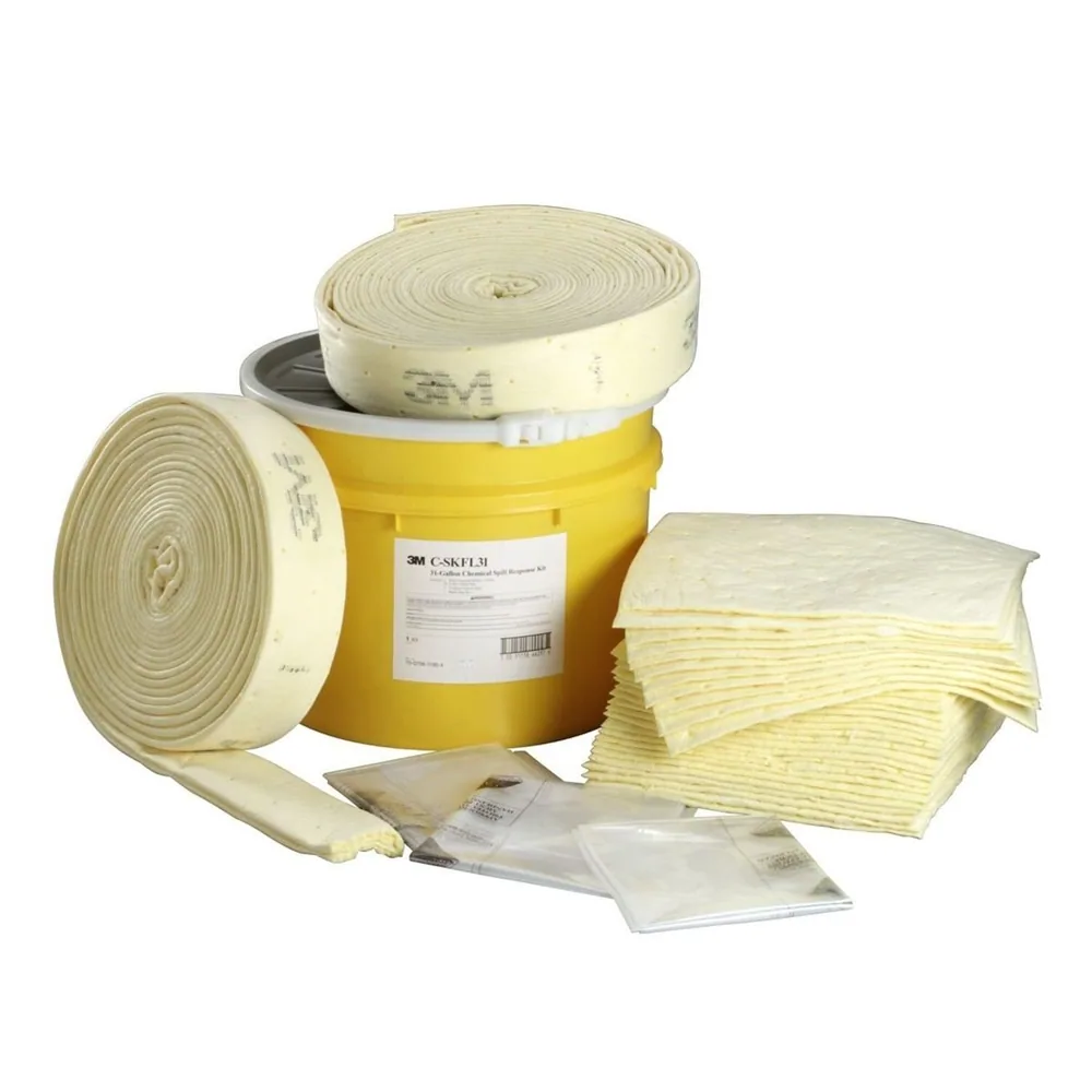 Kit de Derrame de Absorbentes Químicos 3M™ C-SKFL31, 31 Galones