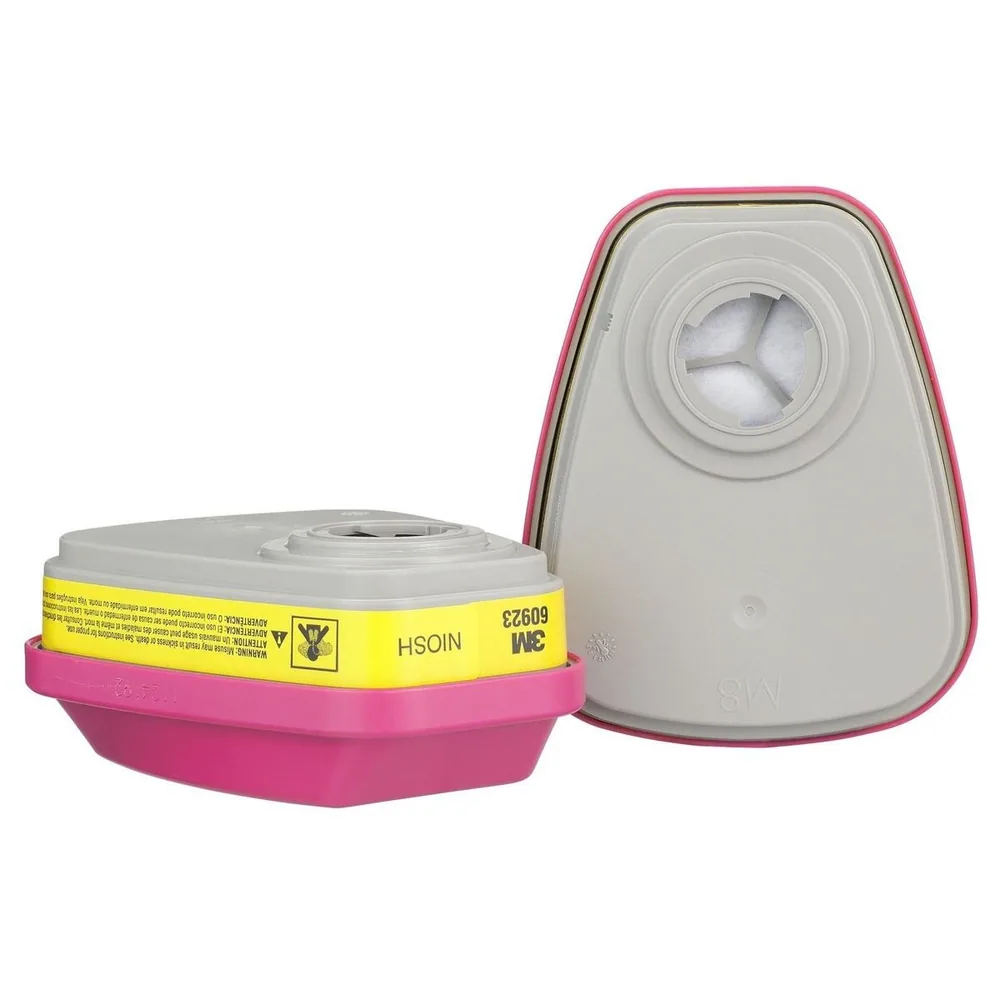 3M™ Cartucho/Filtro de Vapor Orgánico/Gas Ácido 60923, P100