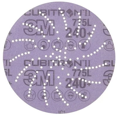 3M Xtract™ Cubitron™ II Film Disc 775L, 240+, 5 in, Die 500LG