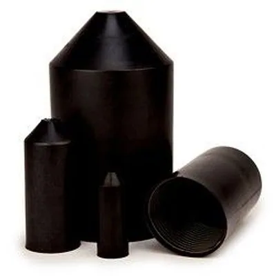 3M™ Tapón Extremo Termocontráctil de Servicio Pesado SKE-4/10, Negro, para diámetros de cable 0.16-0.31 in UOM 100 pzs