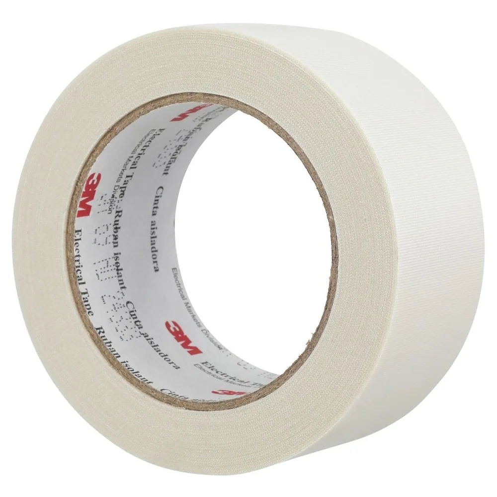 3M™ Cinta Eléctrica de Tela de Vidrio 69, 2 in x 36 yd, Empacada, Núcleo de Papel de 3 in, A Granel