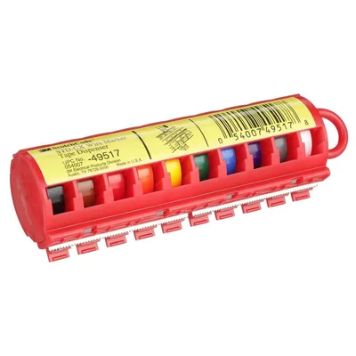 3M™ ScotchCode™ Wire Marker Tape Dispenser with Tape STD-CX, compact design for easy handling
