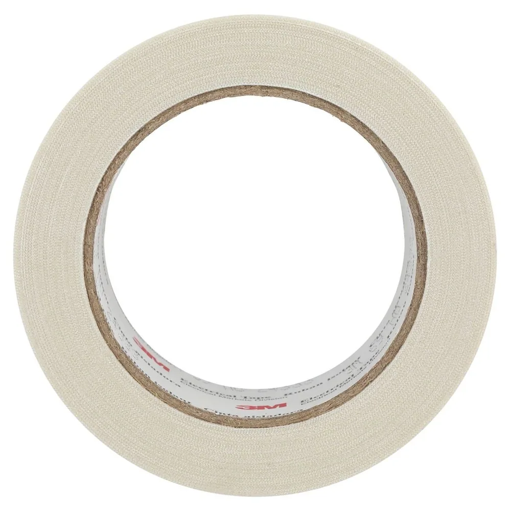 3M™ Cinta Eléctrica de Tela de Vidrio 69, 3 in x 36 yd, A Granel, Núcleo de Papel de 3 in